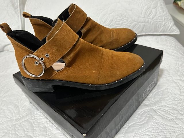 botines marrones