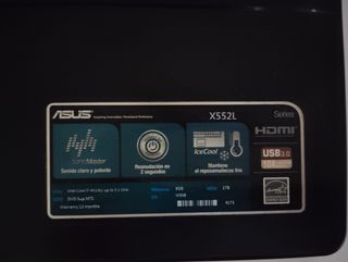 Portátil Asus 