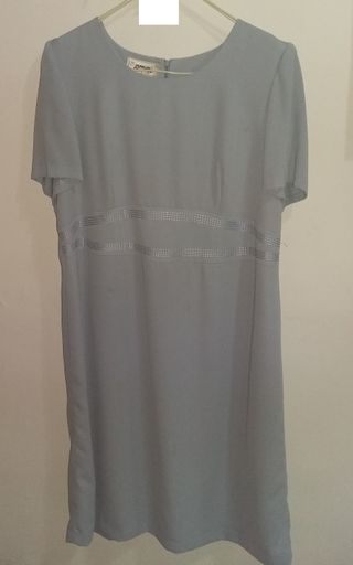 Vestido mujer ceremonia con abrigo. Talla 50