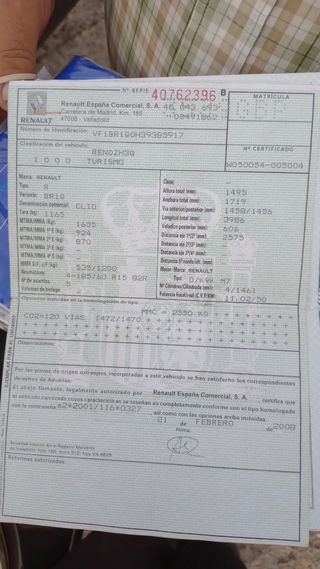 Repuestos Renault Megan descapotable