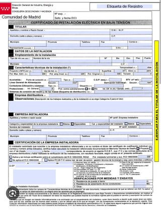 Boletines eléctricos,  averias e instalaciones