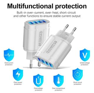 Cargador USB 4 puertos