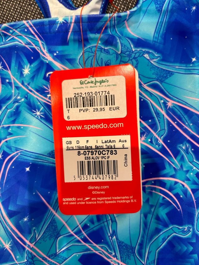 Bañador SPEEDO disney, talla 6
