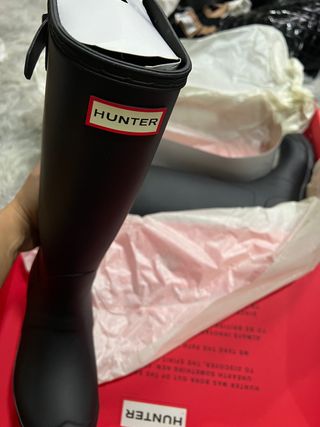 BOTAS HUNTER ALTAS VEGANAS AJUSTABLES