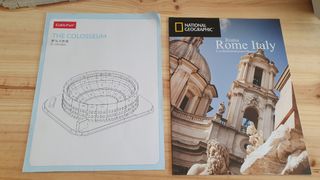 Maqueta Colisseo desmontada