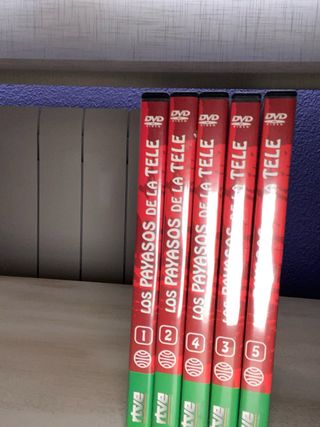 pack dvd, payasos de la tele