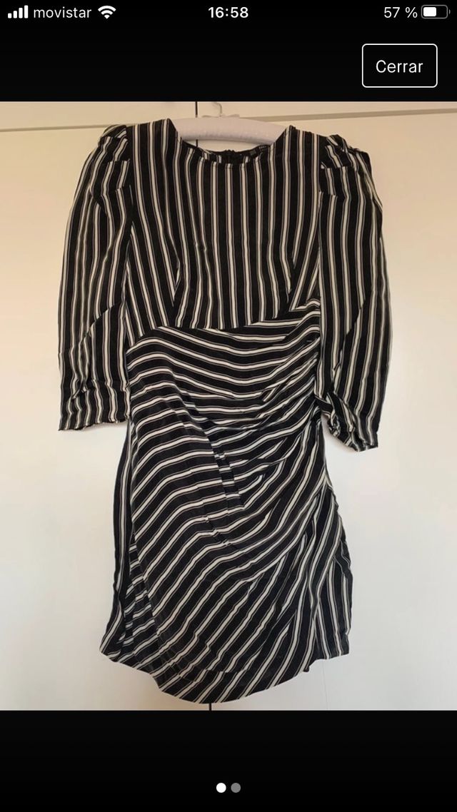 Vestido corto Zara Talla S