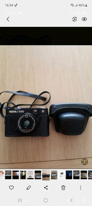 Máquina de fotografía antigua