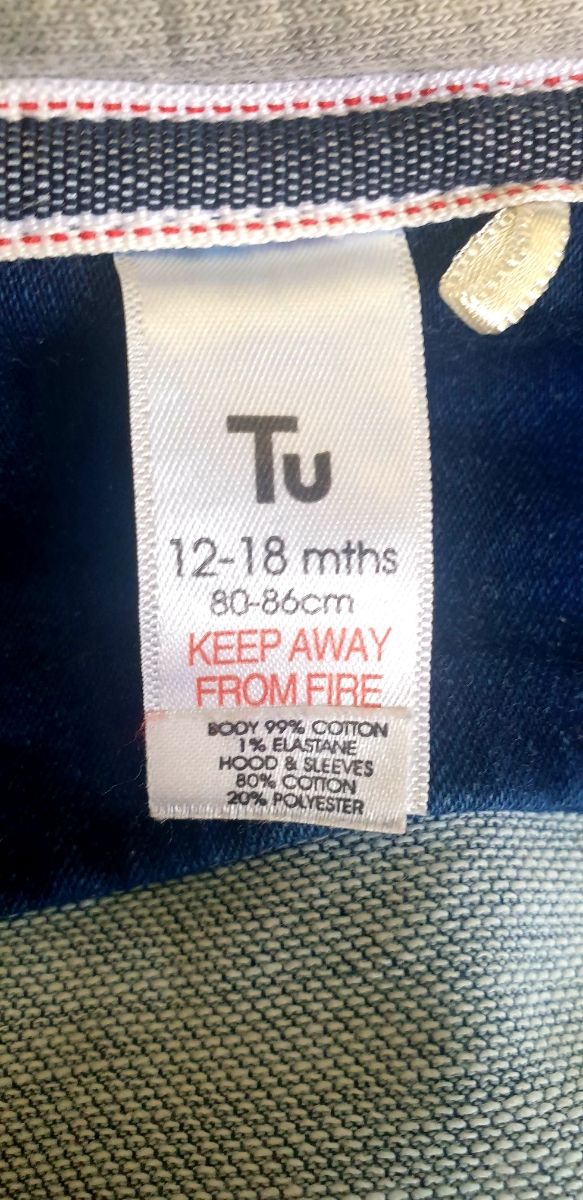 Cazadora vaquera 12-18 meses