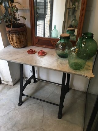 Mesa vintage de taller.