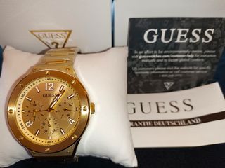 RELOJ GUESS DORADO,  NUEVO A ESTRENAR