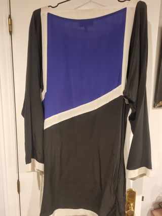 Vestido 100%seda Armani Jeans.T42