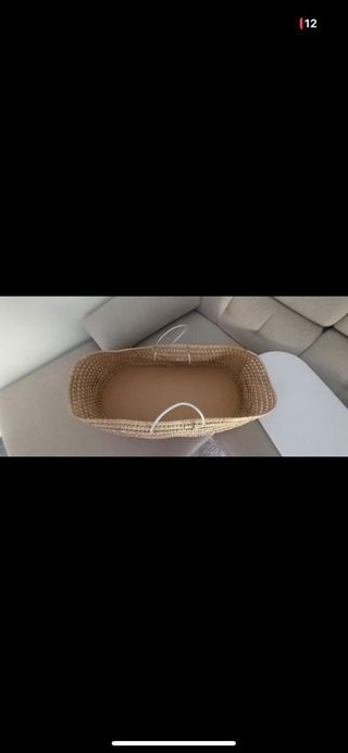 Cesto moises capazo de mimbre