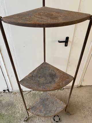 Estanteria metal rustica