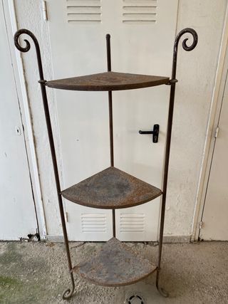 Estanteria metal rustica