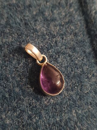 Colgante de plata con amatista