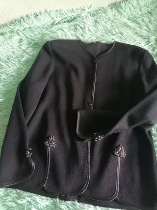 Chaqueta cardigan de punto lana