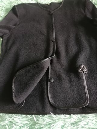 Chaqueta cardigan de punto lana