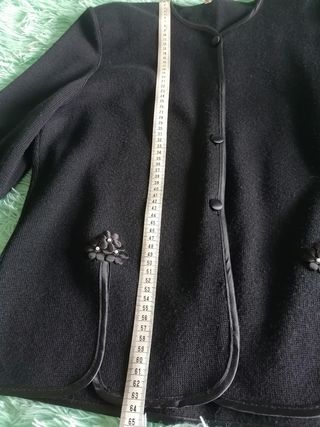 Chaqueta cardigan de punto lana