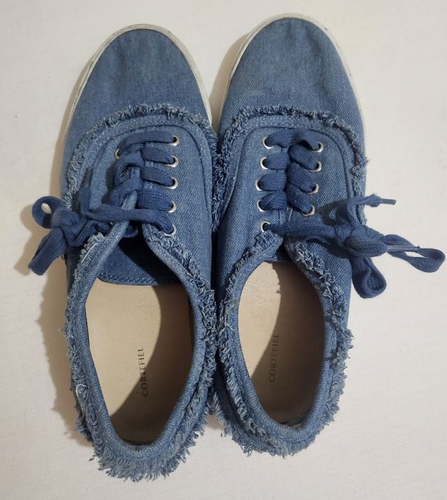 Zapatillas lona vaqueras