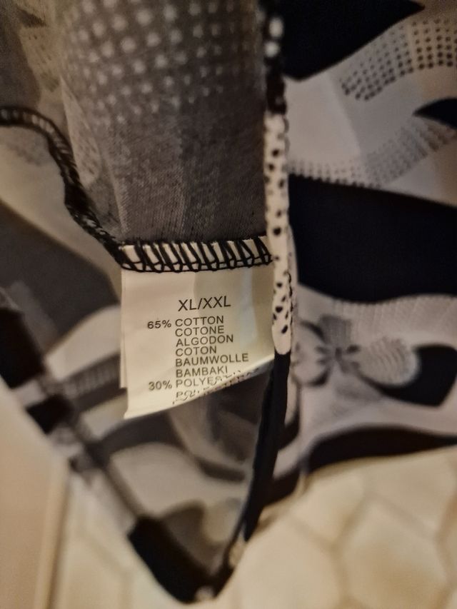 Maglietta Bianca e Nera