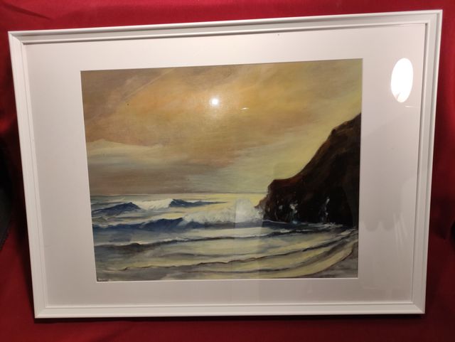 QUADRO OLIO SU TAVOLA 64X44 – MARINA