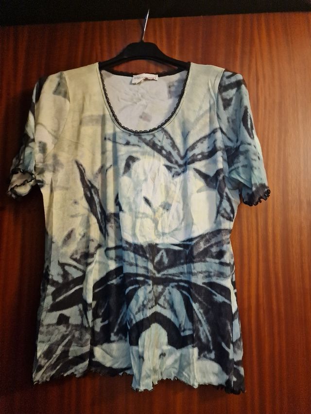 Maglietta Celeste e Blu