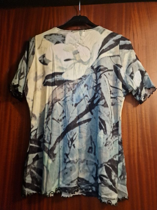 Maglietta Celeste e Blu