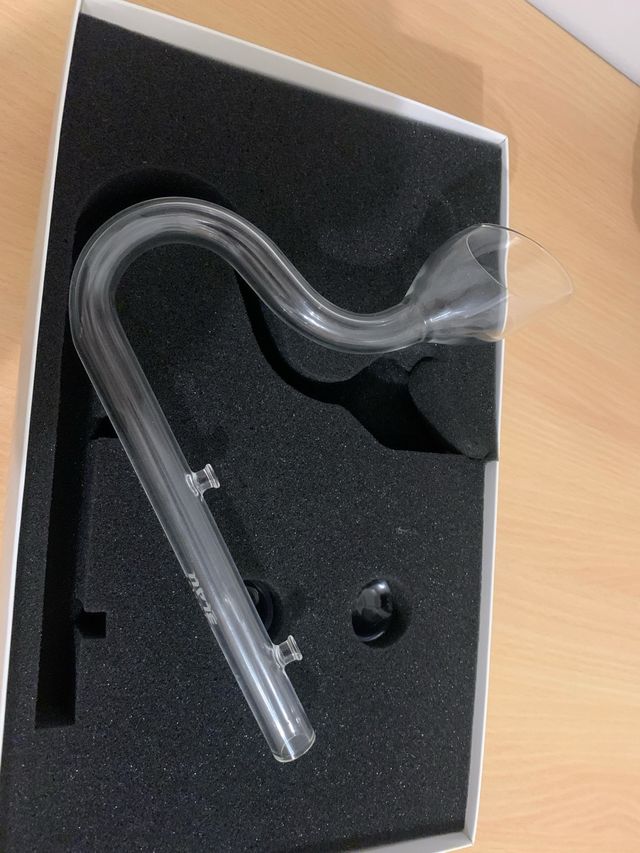 Trompeta salida agua acuario cristal BLAU