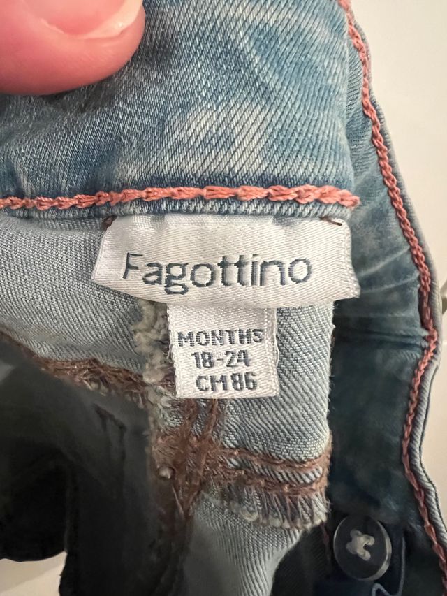 Falda Vaquera Fagottino Talla 18/24 meses