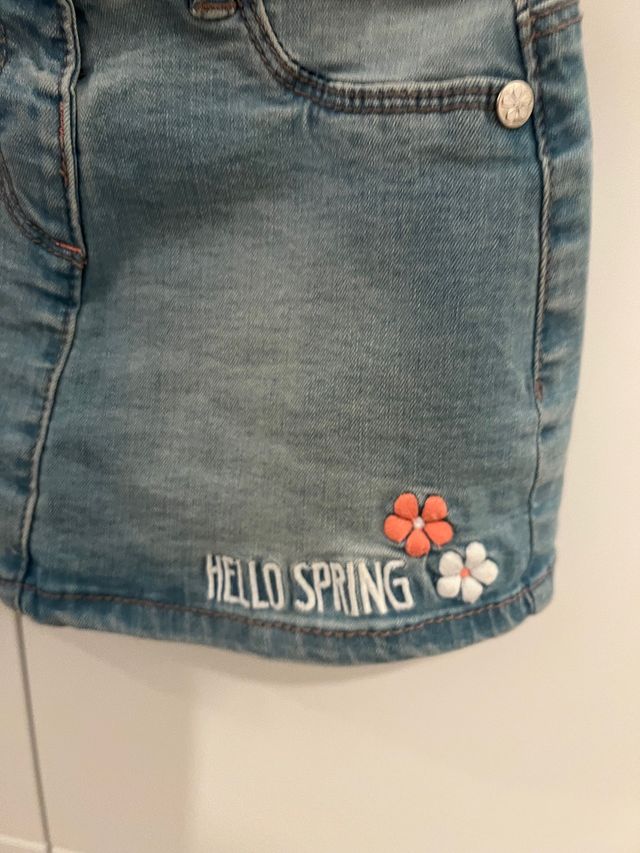 Falda Vaquera Fagottino Talla 18/24 meses