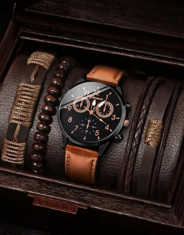 ⌚️ ¡Reloj Geneva Cuarzo Elegante para Hombre! ⌚️