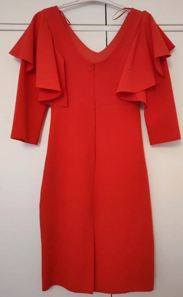 Vestido fiesta rojo Talla S