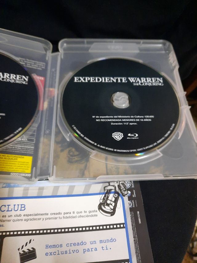 blu-ray+dvd expediente Warren