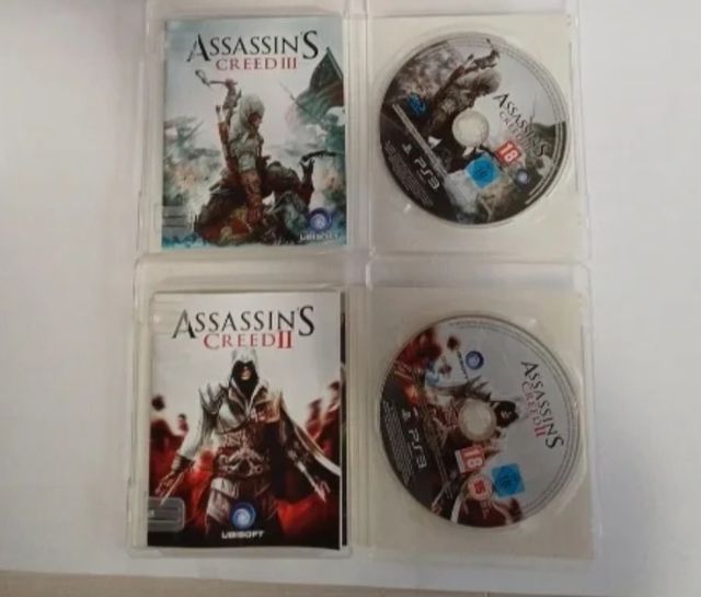 Assassin's Creed 2 e 3 ps3 perfetti