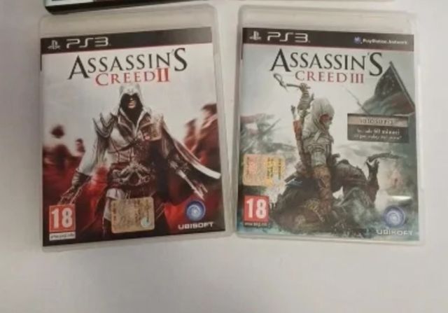 Assassin's Creed 2 e 3 ps3 perfetti