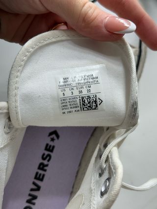 bambas converse transparentes