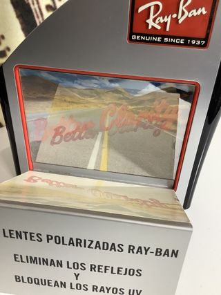 ESPEJO RAY BAN PARA COMPARAR GAFAS "POLARIZADAS"  
