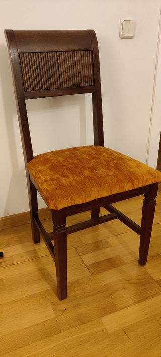 4 sillas de madera de teca