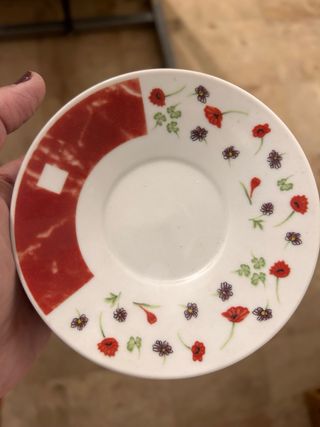 6 tazzine caffè con piattini