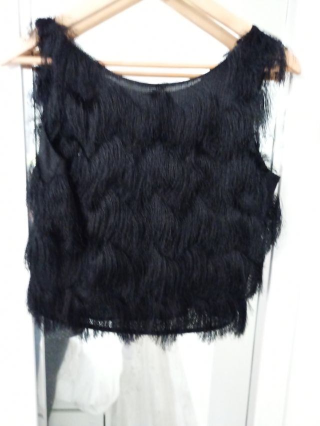 Precioso top hilos tipo pelo