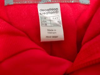 Traje de Esquí niño 8 años: Anorak + Peto