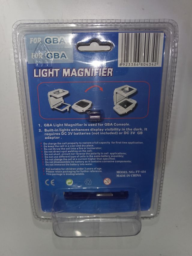 LUPA LUZ NINTENDO ADVANCE