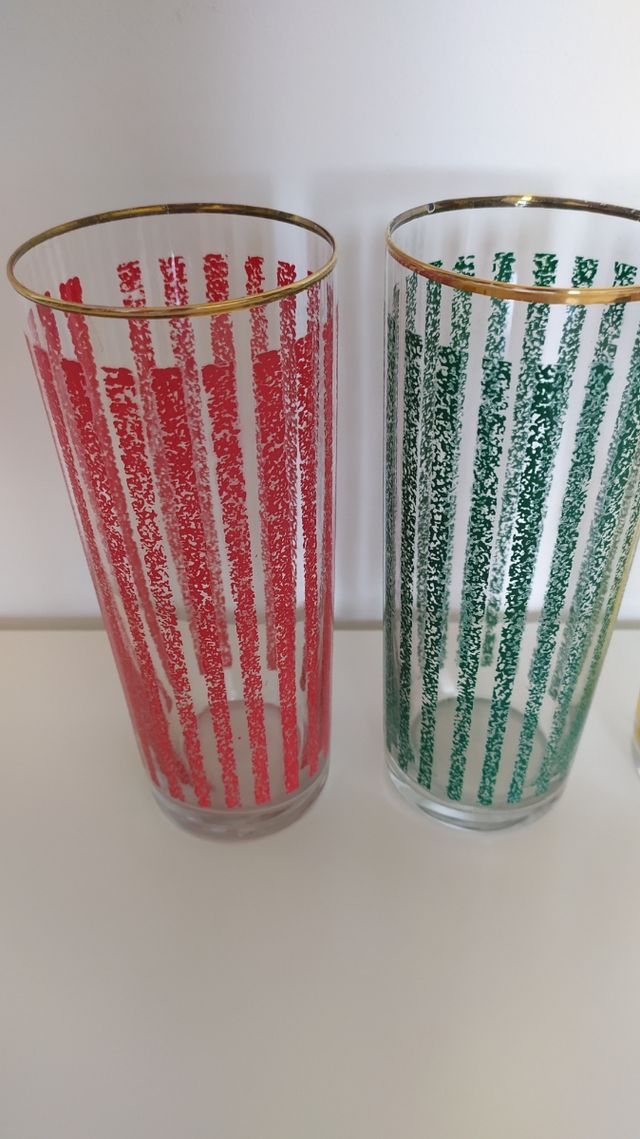 Set di bicchieri vintage