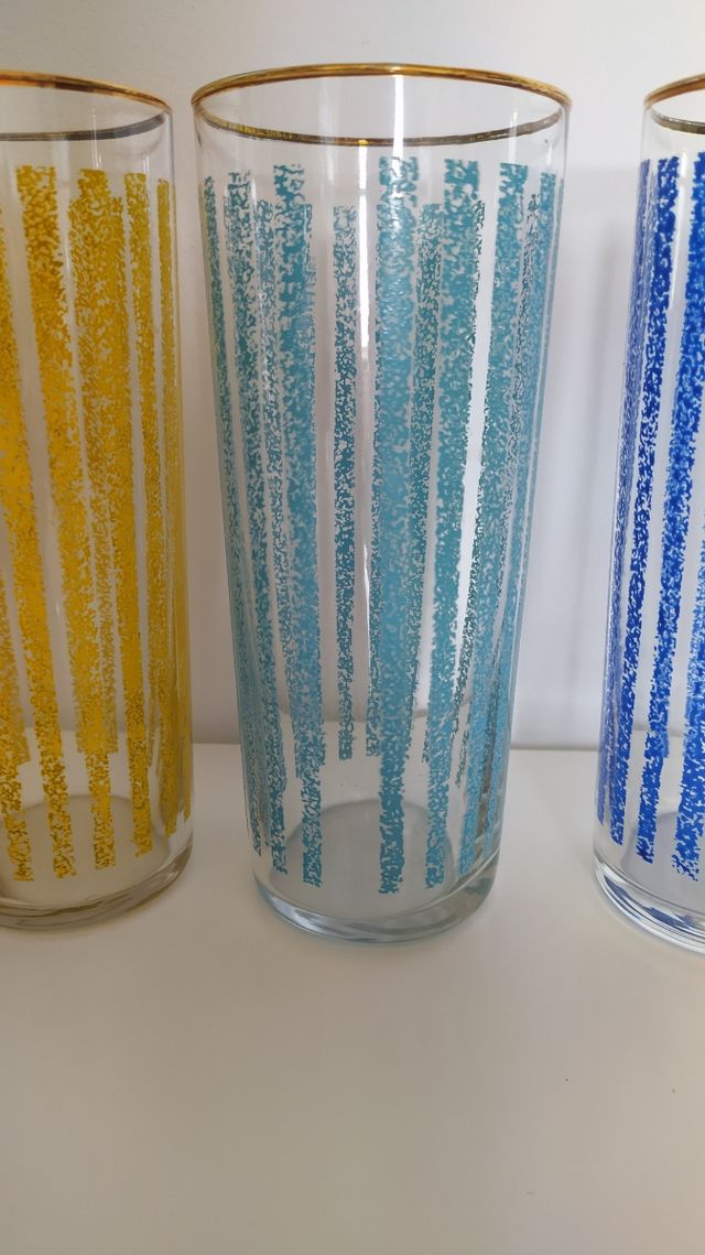 Set di bicchieri vintage