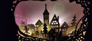 Quadro natalizio luminoso