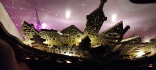 Quadro natalizio luminoso