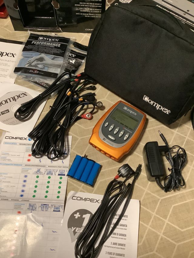 ELECTROESTIMULADOR COMPEX MI FITNESS ORIGINAL + EL