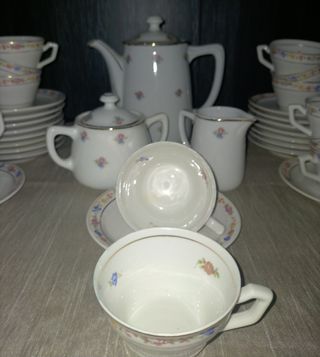 JUEGO DE CAFE CERÁMICA SANTA CLARA