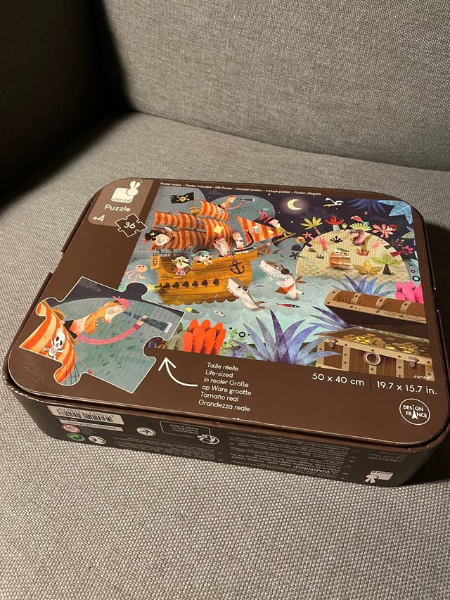 Puzzle Janod Pirates da 36 pezzi